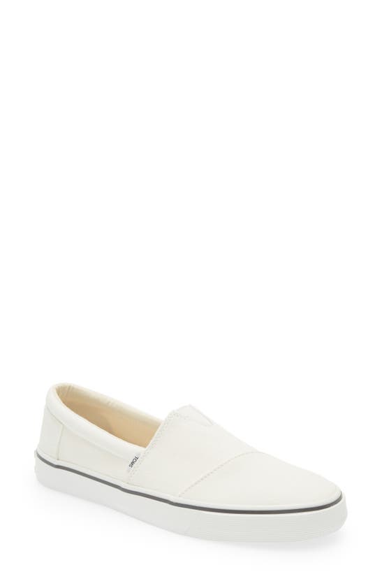 Shop Toms Alparagata Slip-on Sneaker In White