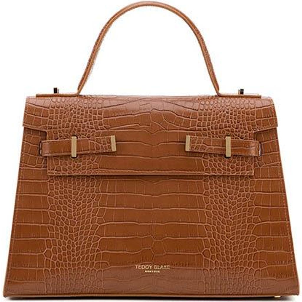 Teddy Blake Ava Croco Gold 14" In Camel