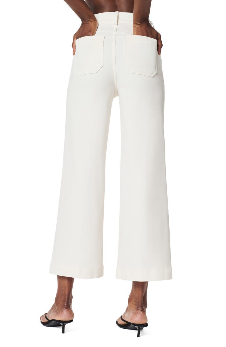 SPANX® Pull-On High Waist Crop Wide Leg Jeans | Nordstrom