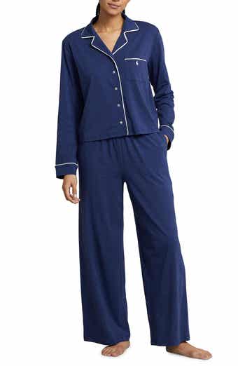 Lauren Ralph Lauren Knit Crop Cotton Pajamas