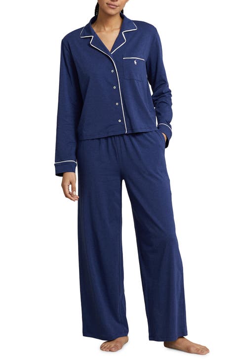 Polo Ralph Lauren Cotton Blend Pajamas Navy