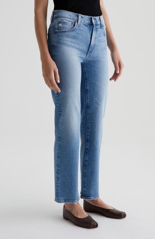 Shop Ag Brinley Mid Rise Classic Straight Leg Jeans In 18 Years Oslo