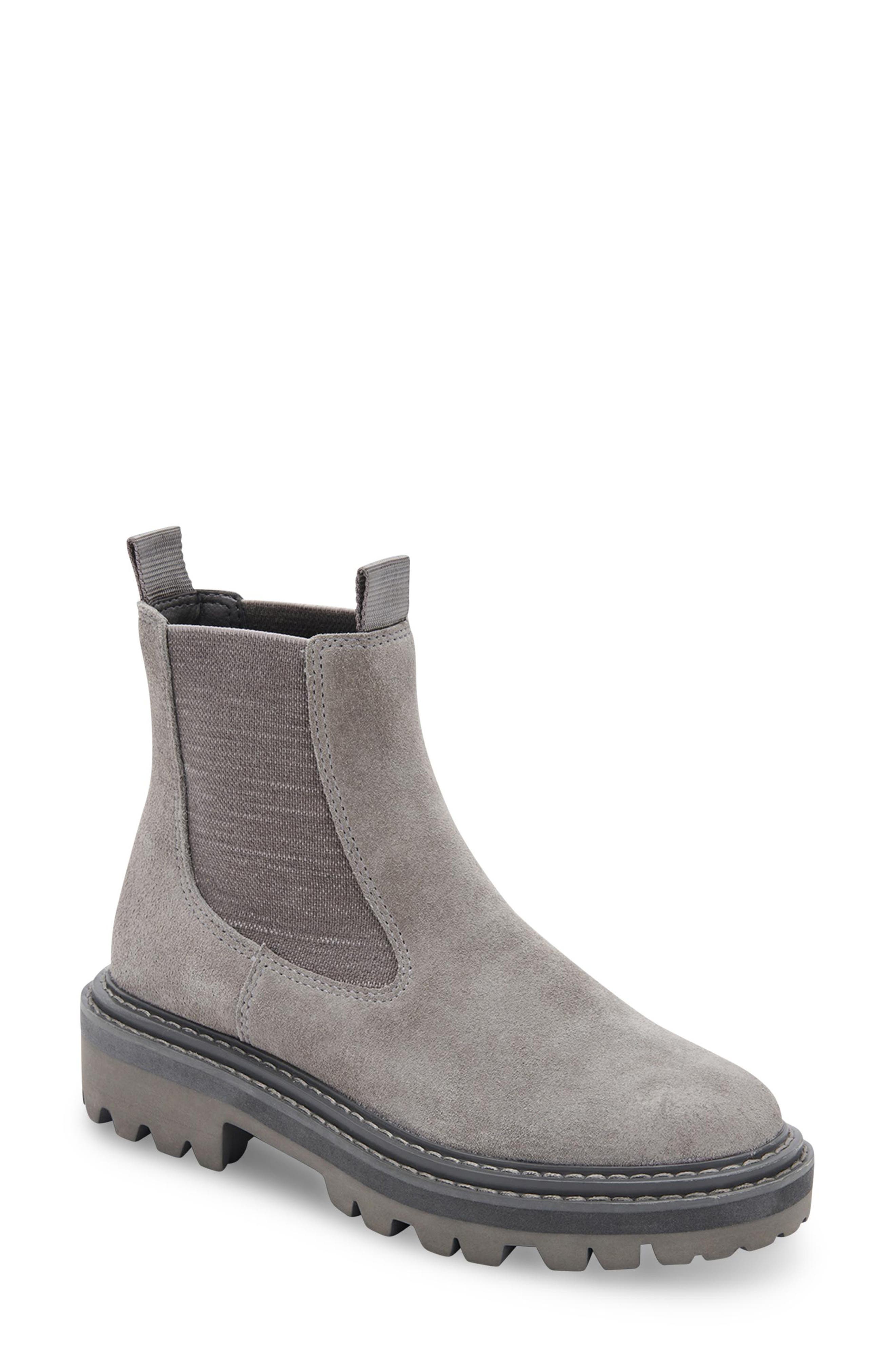 grey chelsea boots womens