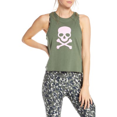 Soul By Soulcycle Callie Crop Tank, Green