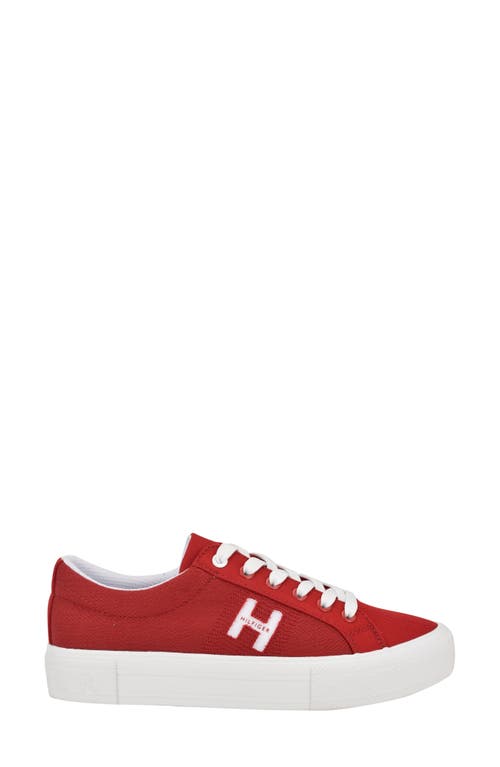 Shop Tommy Hilfiger Aconia Sneaker In Tropic Red