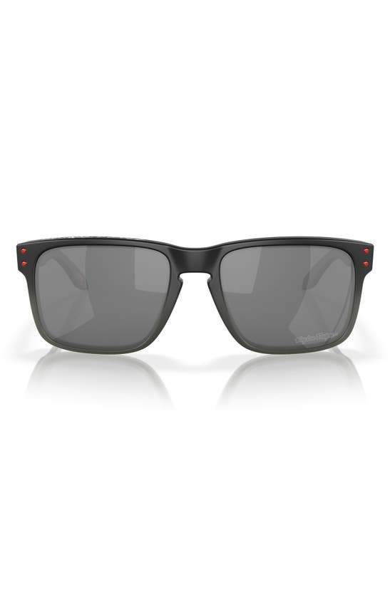 Oakley Holbrook Xl Introspect Square-frame Sunglasses In Shiny Black