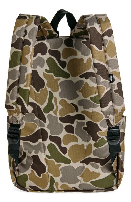 Shop Vans Kids' Old Skool Camo Backpack In Loden Green