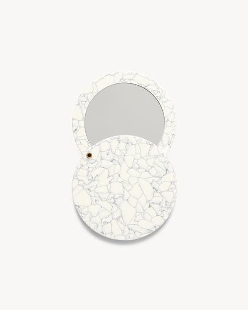 Shop Machete Circle Mirror In Marble