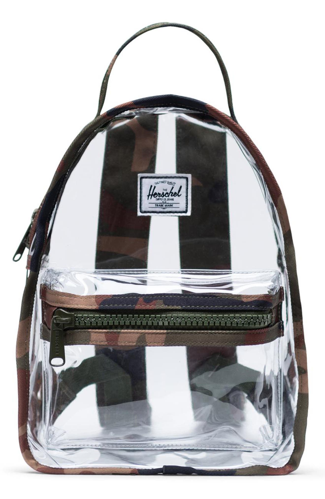 mini clear backpack