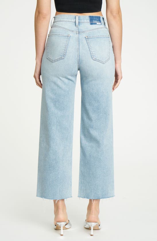 Shop Daze Pleaser High Waist Raw Hem Crop Jeans In Miracle