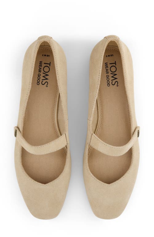 Shop Toms Bianca Mary Jane Flat In Natural