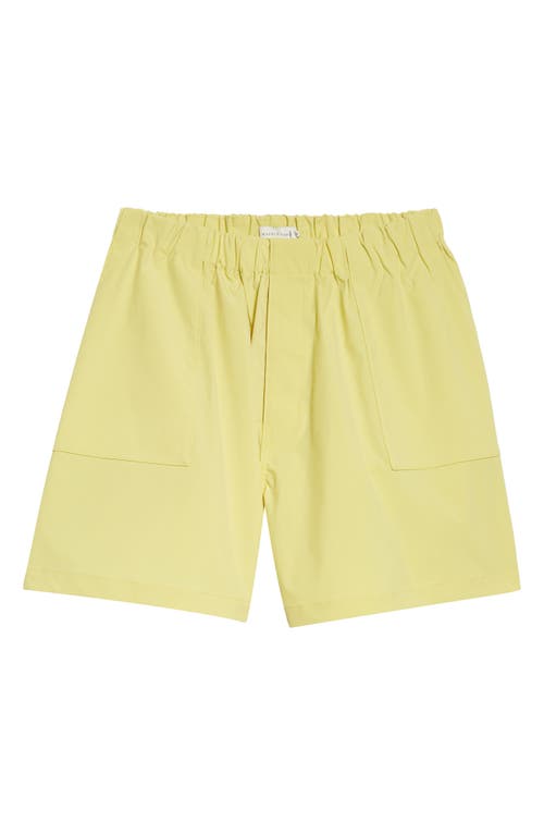 Mackintosh Relaxed Fit Water Repellent Plain Captain Shorts in Yellow