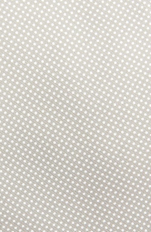 Ralph Lauren Purple Label Jermyn St. Pin Dot Silk Tie In Grey