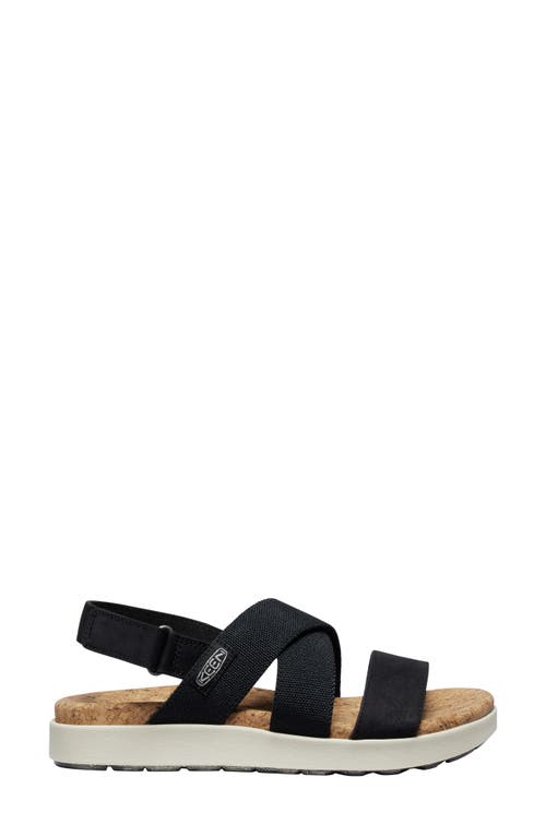 Shop Keen Elle Slingback Sandal In Black/birch