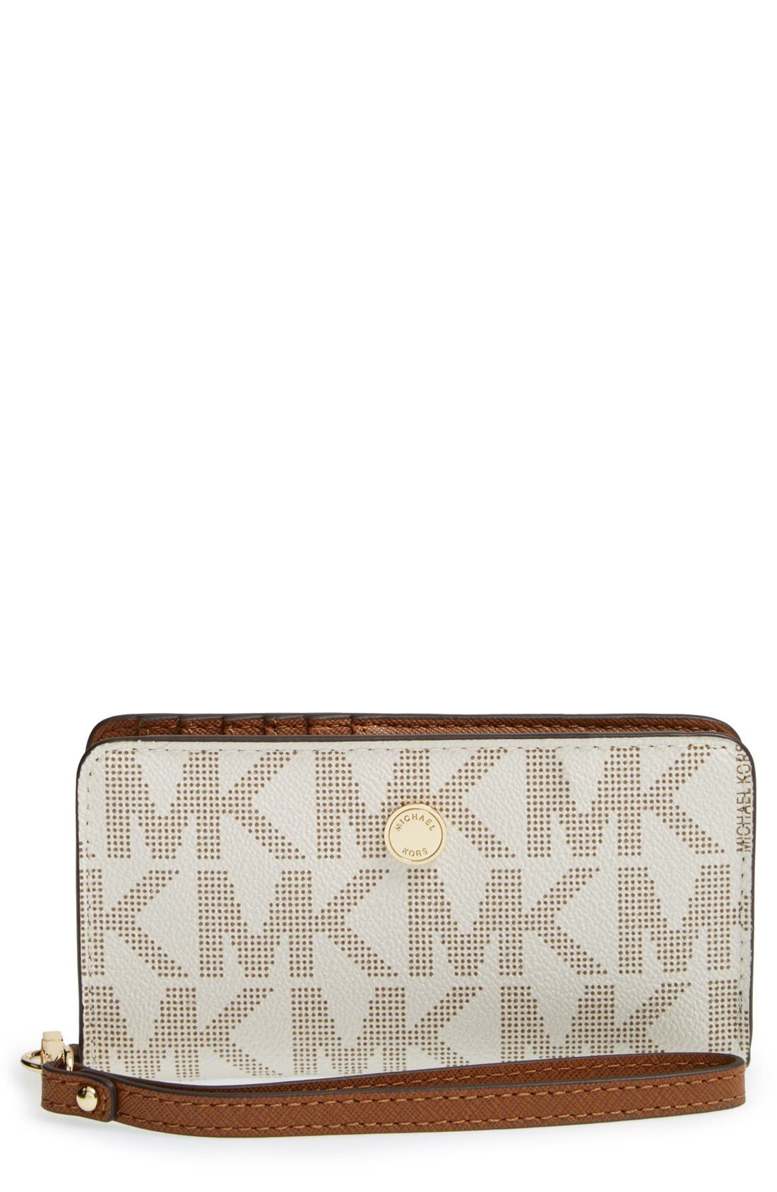 MICHAEL Michael Kors 'Signature' Slim Tech Wristlet Nordstrom