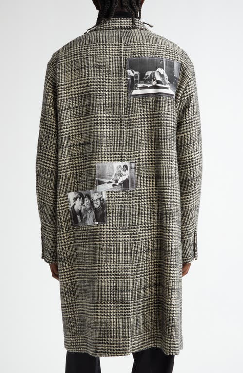 Takahiromiyashita The Soloist Takahiromiyashita Thesoloist. Chesterfield Houndstooth Wool Coat In Grencheck