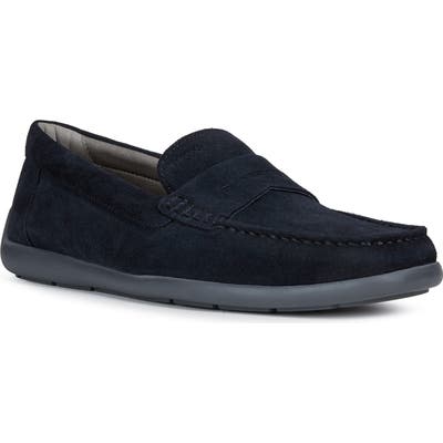 Geox Devan 1 Driving Shoe, Blue