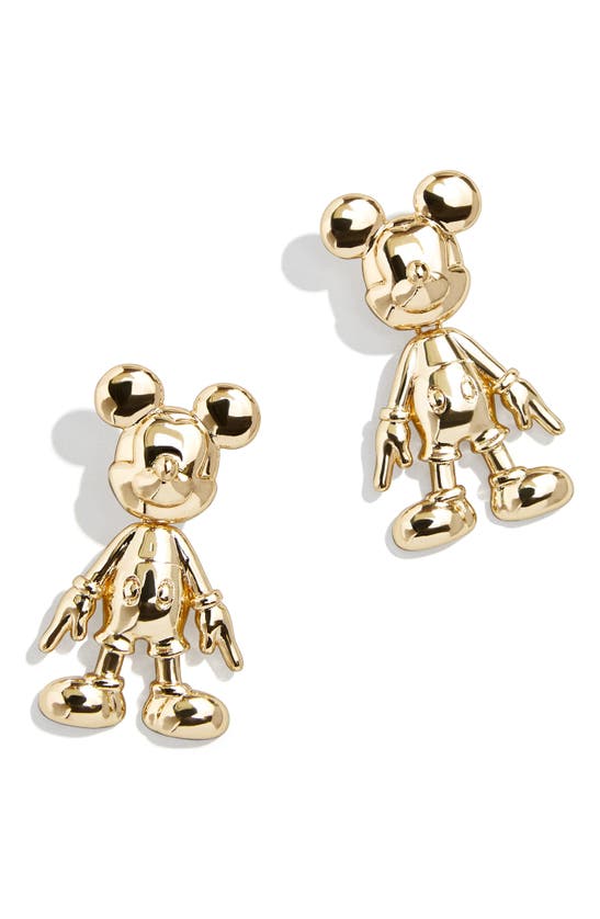 Baublebar Disney® Mickey Mouse 3d Drop Earrings In Gold