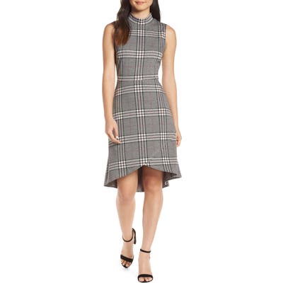 Leota Alyssa Stripe Dress, Grey