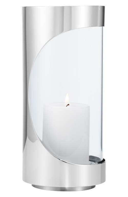 Georg Jensen Chrome Contours Hurricane Candle Holder In No Color