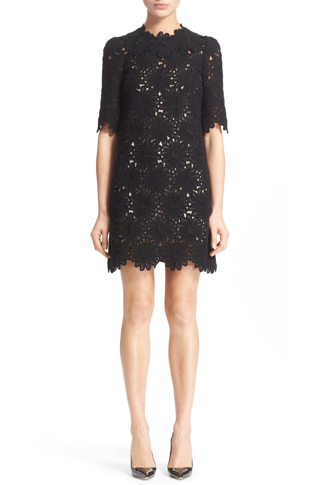 Dolce&Gabbana Daisy Macramé Lace Shift Dress Nordstrom