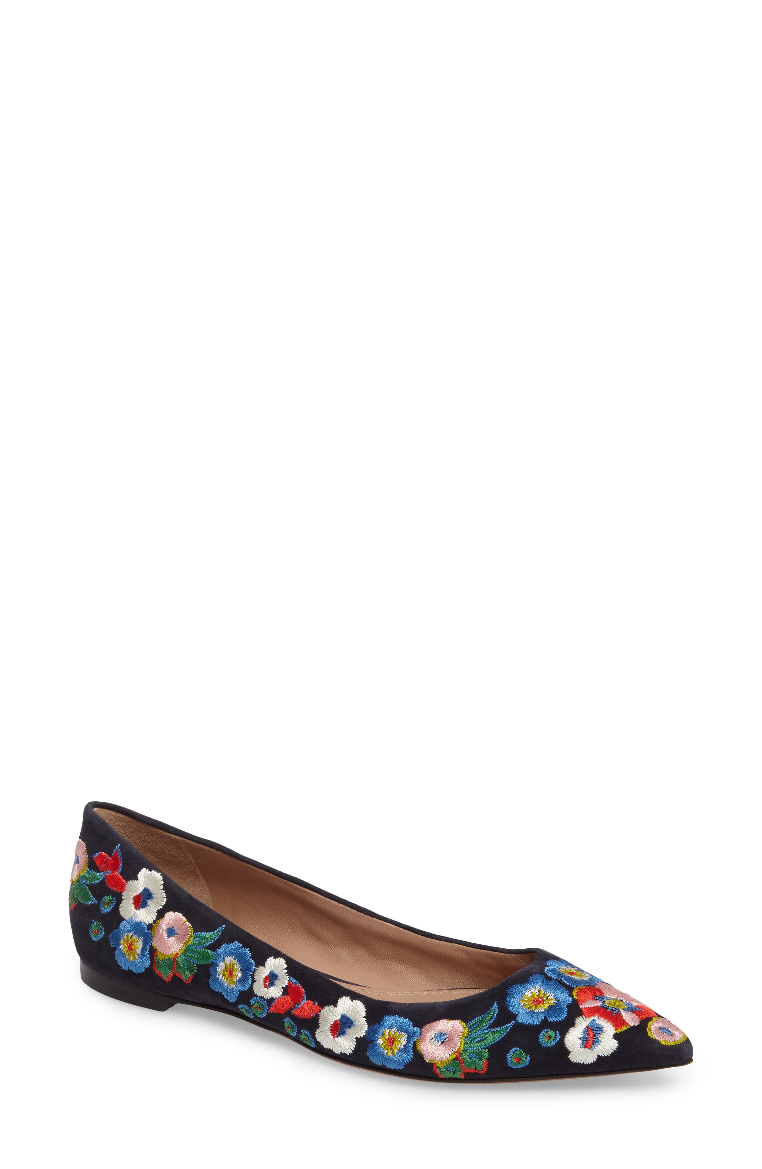 tory burch embroidered shoes
