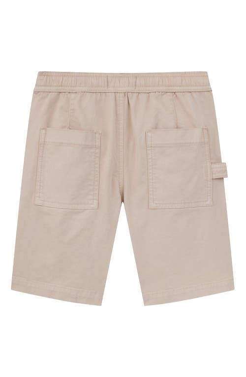 Shop Dl1961 Kids' Jackson Twill Carpenter Shorts In Brut