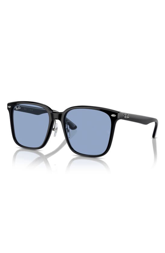 RAY BAN RAY-BAN SLIM SQUARE 57MM SUNGLASSES