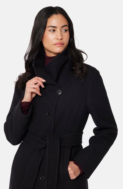 Shop Norwegian Wool City Long Waterproof 750 Fill Power Down Coat In Black