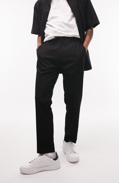 Skinny Smart Trousers in Black
