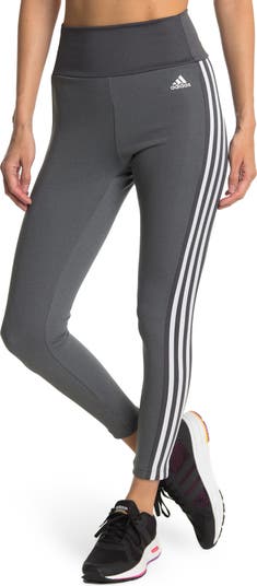 adidas Designed to Move High Rise 3-Stripes 7/8 Sport Tights | Nordstromrack