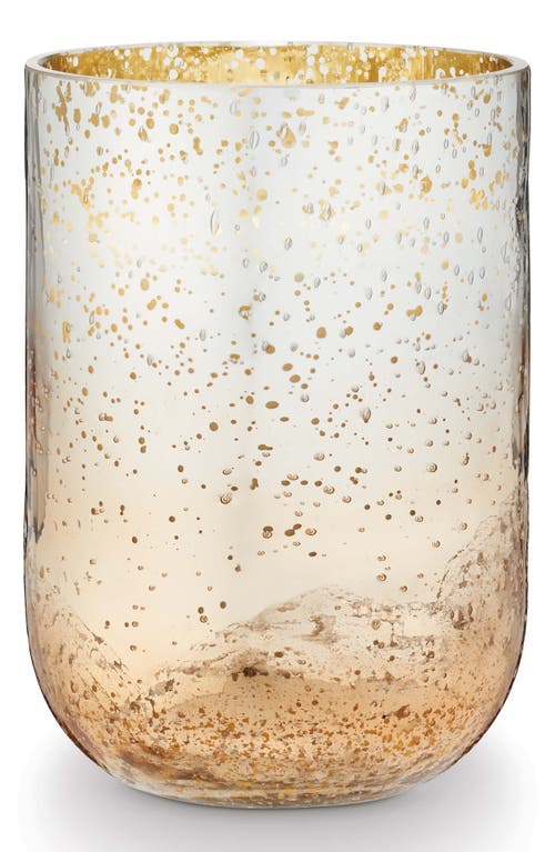 ILLUME® Balsam & Cedar Large Radiant Glass Candle in Gold 