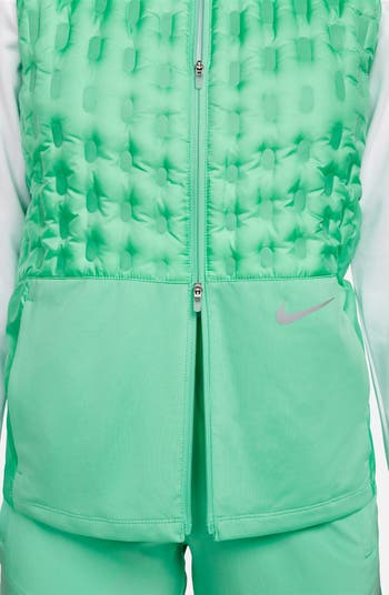 Nike Therma - FIT ADV Gilet Running Vest Sz Women's L DD6063 601 Down Fill