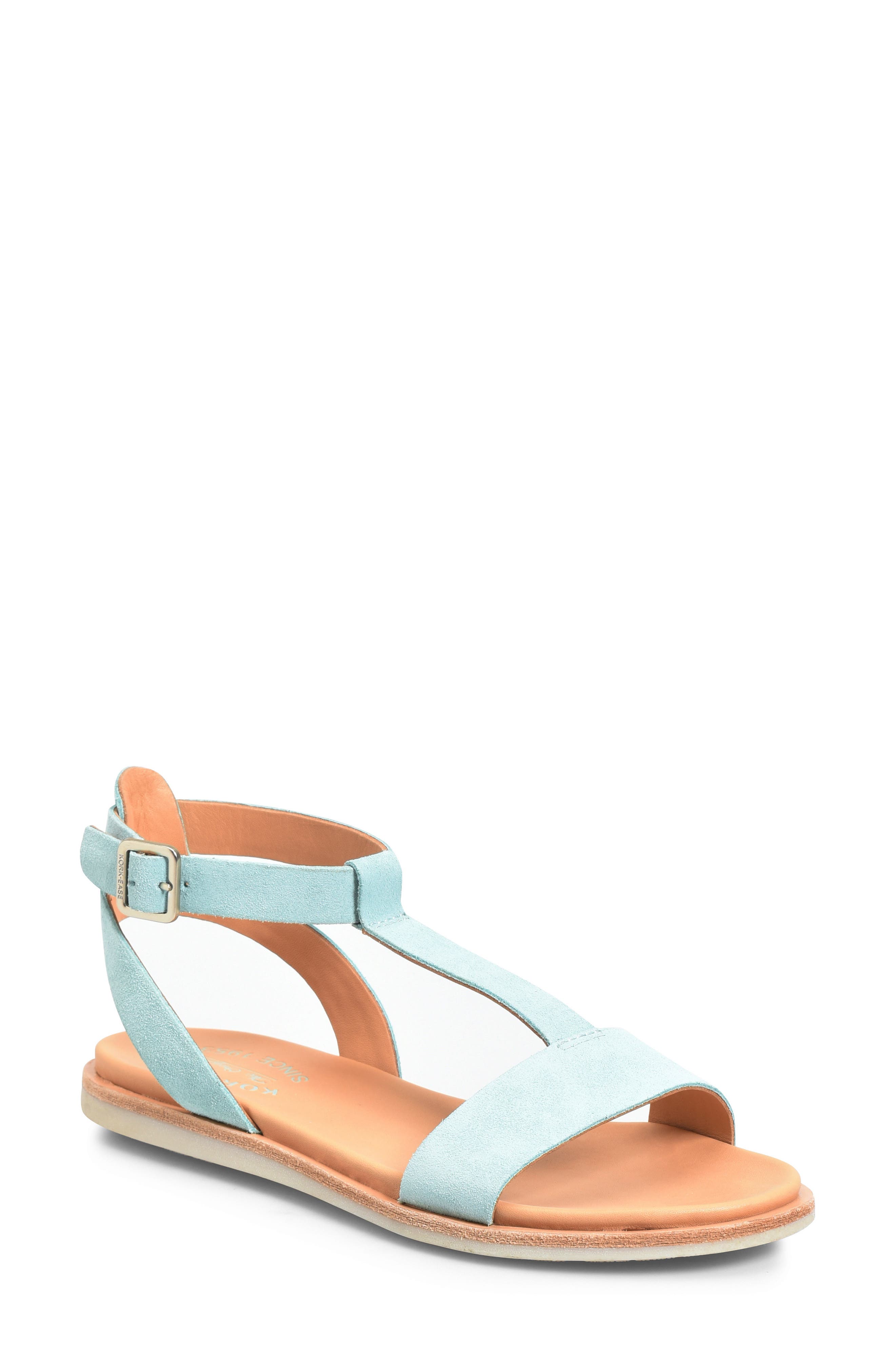 Kork-Ease Zukey T-Strap Sandal, Blue