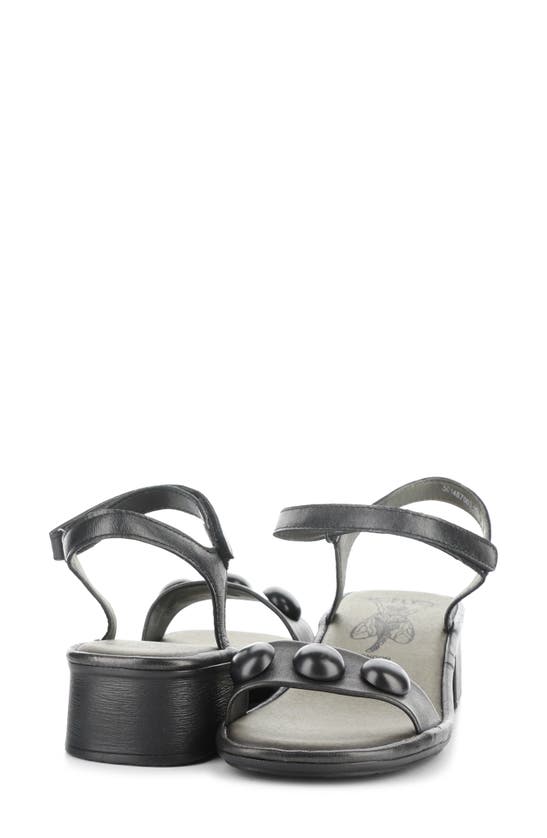 Shop Fly London Exie Ankle Strap Sandal In Black Idra
