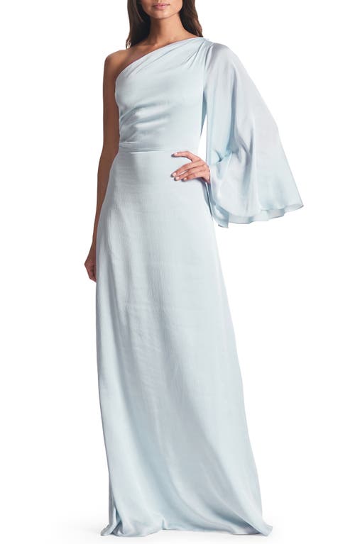 Sachin & Babi Keely One-Shoulder Gown Ice Blue at Nordstrom,