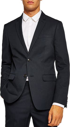 New Look Super Skinny Suit Jacket in Light Blue