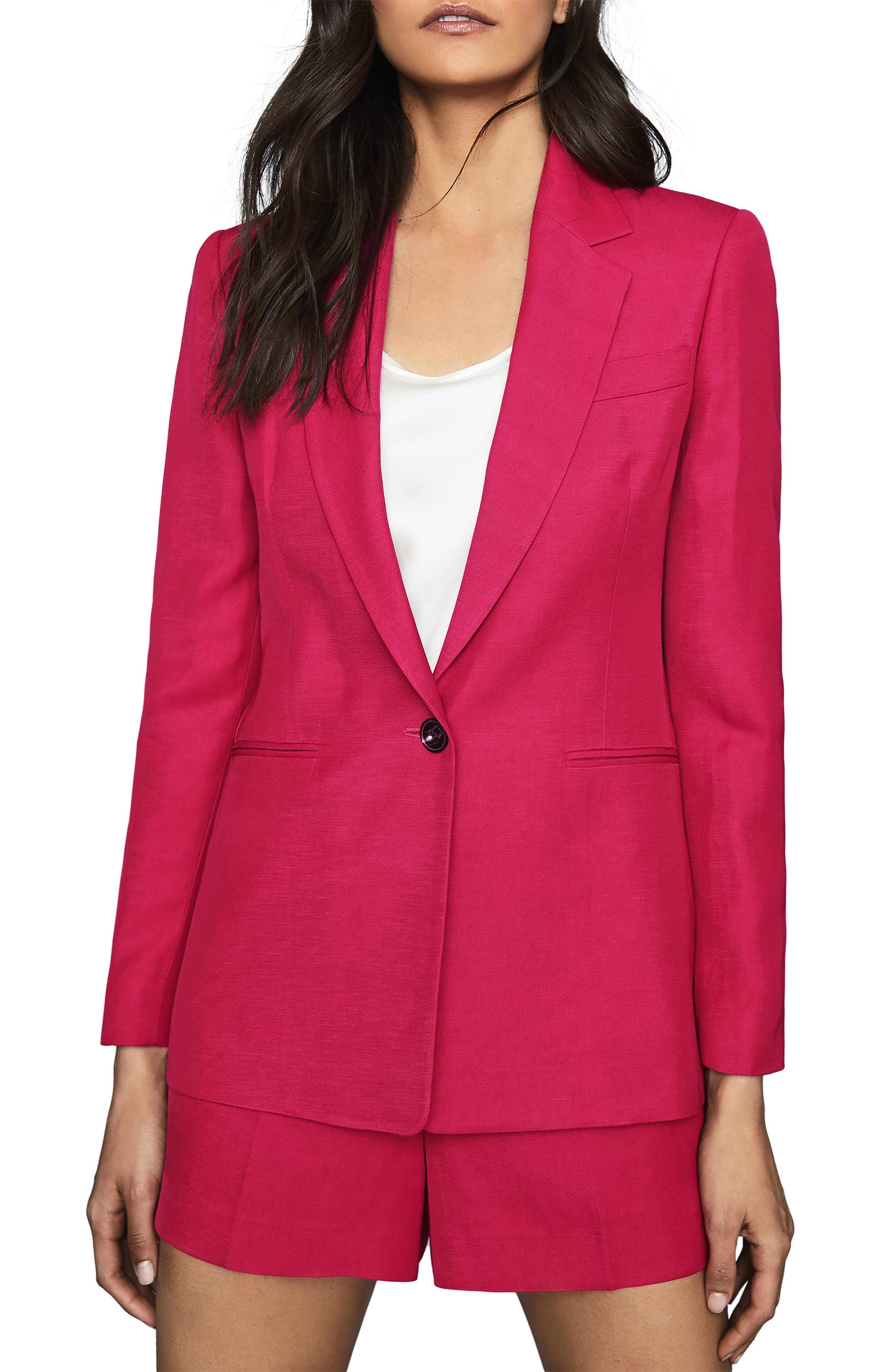 reiss pink blazer