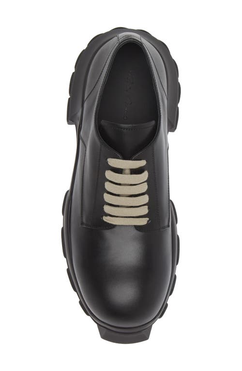 Shop Rick Owens Bozo Tractor Oxford In Black/black