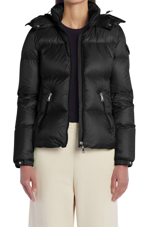Moncler Fourmine Hooded Down Puffer Jacket in Black at Nordstrom, Size 4