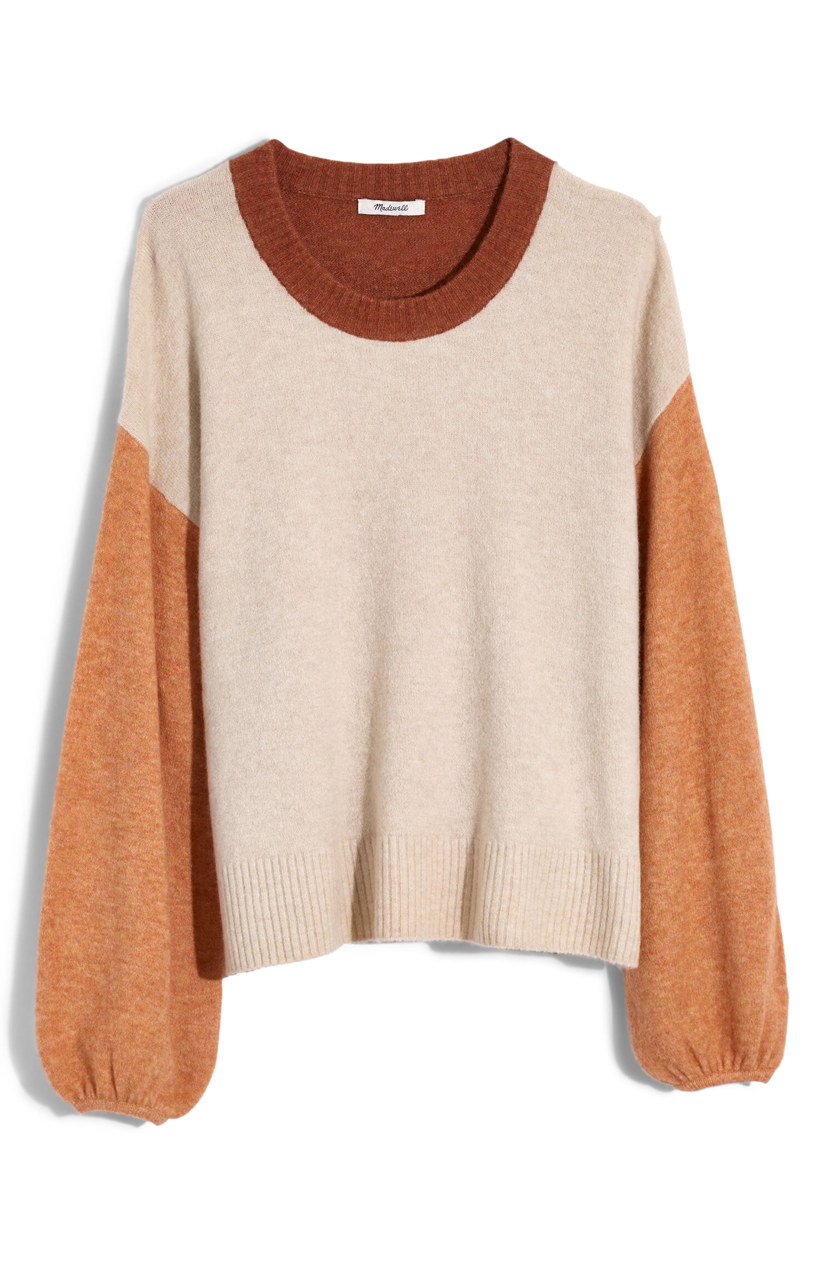 Madewell | Payton Coziest Yarn Colorblock Pullover | Nordstrom Rack