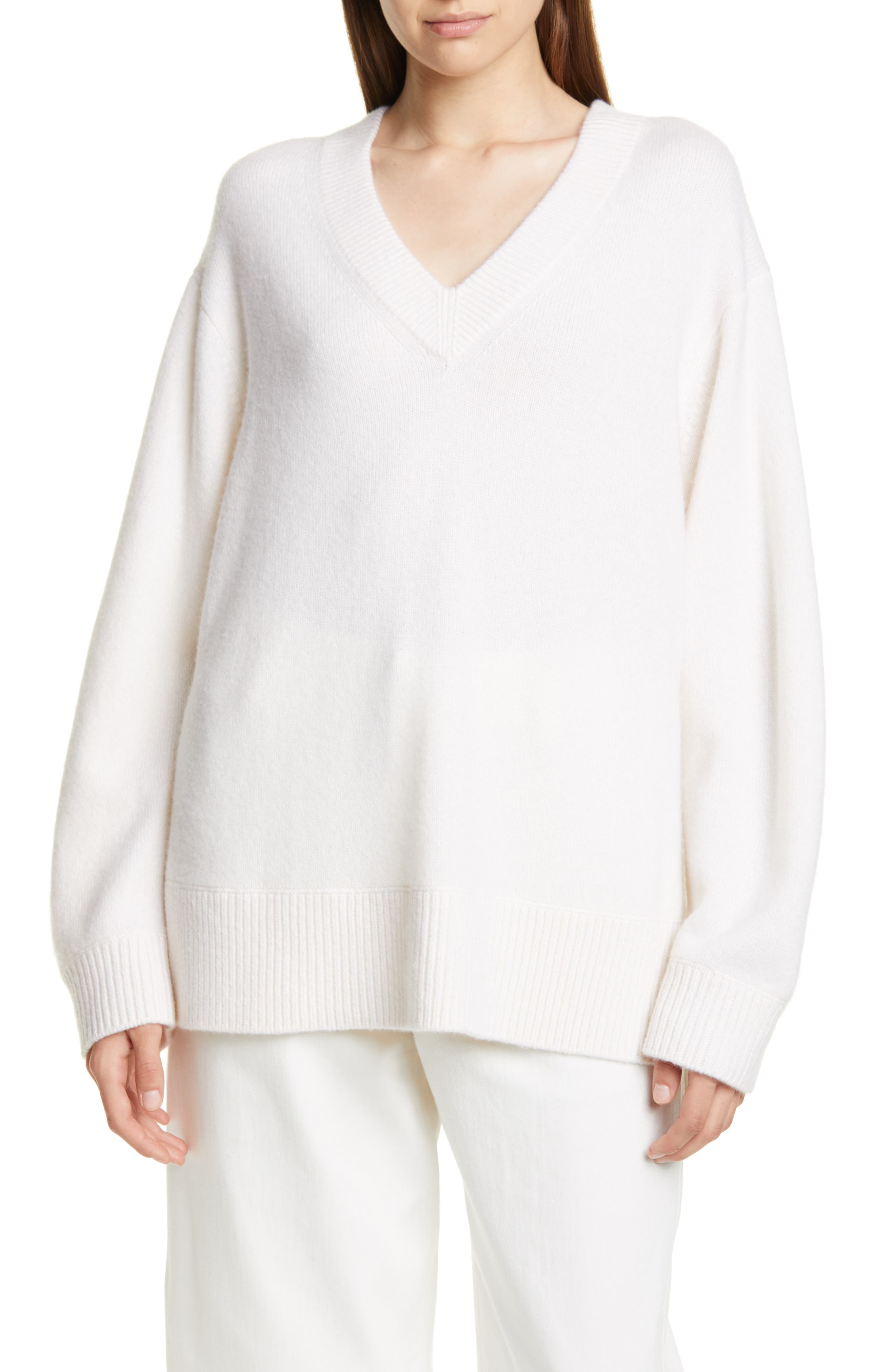 vince cashmere v neck tunic