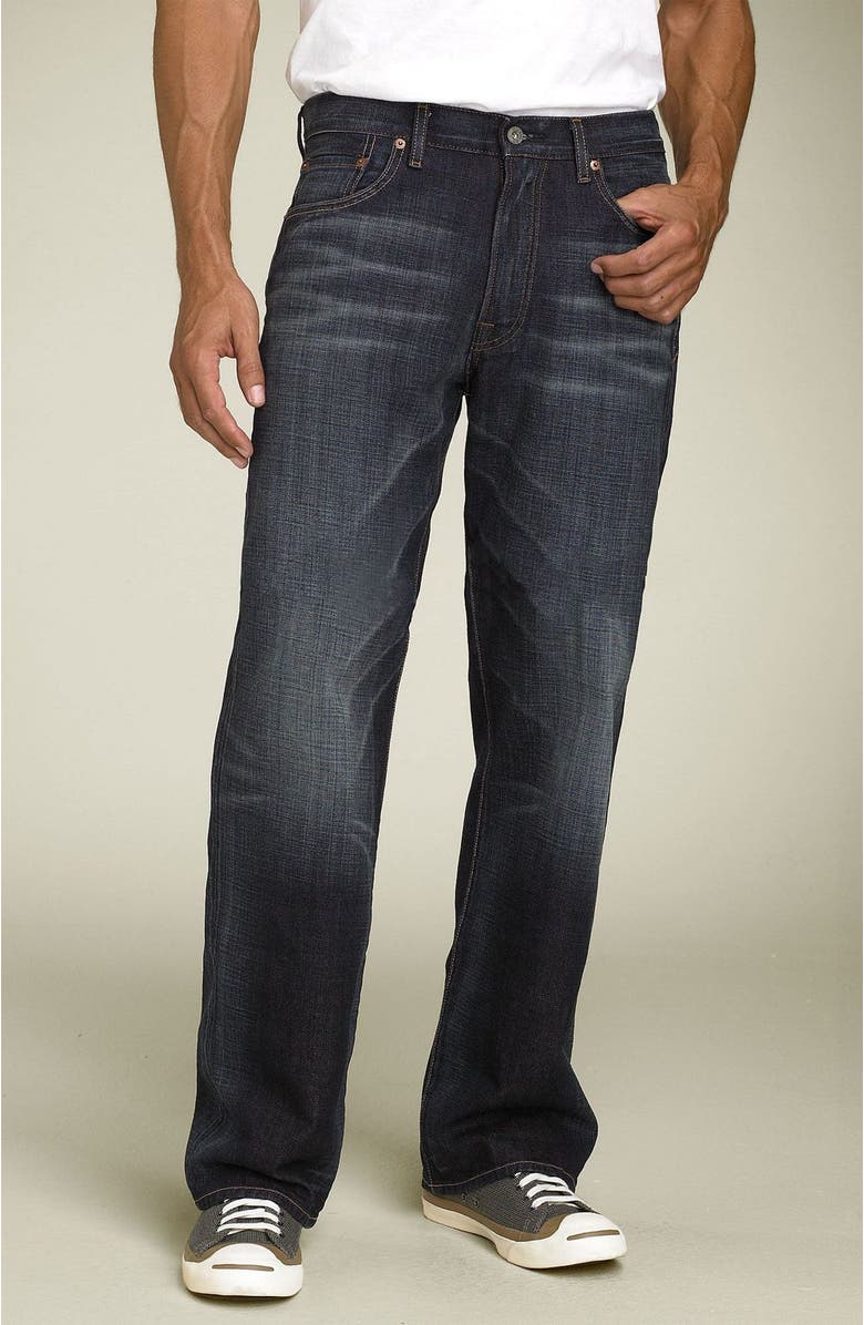 Lucky Brand 'Premium 181' Classic Fit Straight Leg Jeans (Old Yogi ...