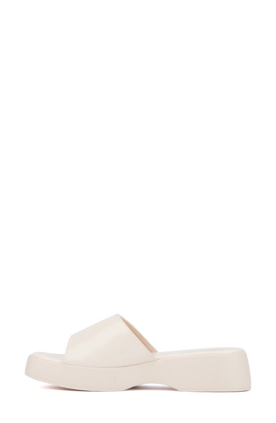 Olivia Miller Ambition Slide Sandal In Ivory