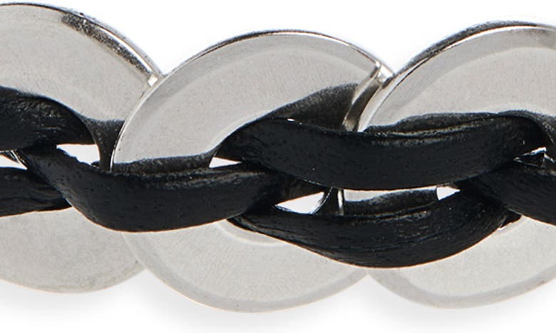 Shop Isabel Marant Puzzle Dream Bracelet In Black/ Silver