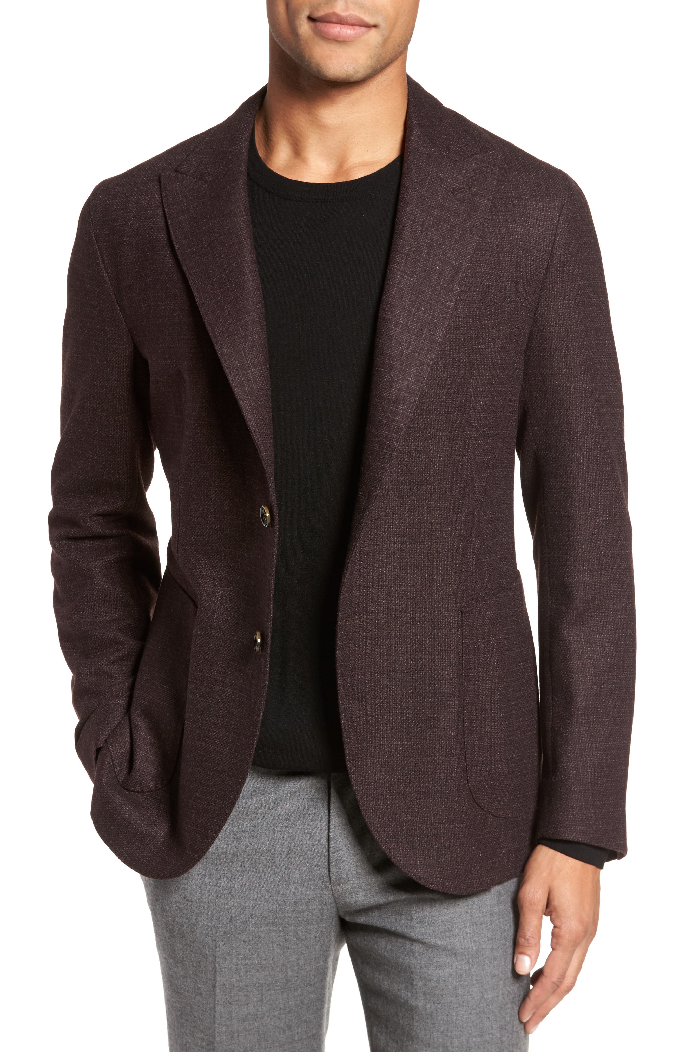 Eleventy Trim Fit Wool & Cashmere Blazer Nordstrom
