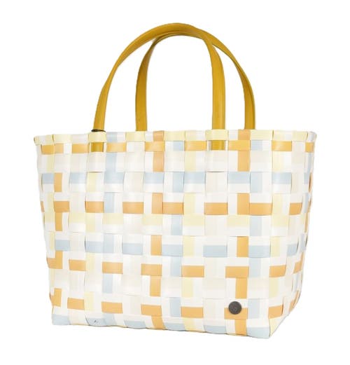 Handed By Fifty Fifty Recycled Plastic Weekender Bag In Mustard Mix