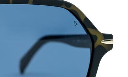 Shop Mita Sustainable Eyewear 58mm Navigator Sunglasses In Matte Demi/matte Black