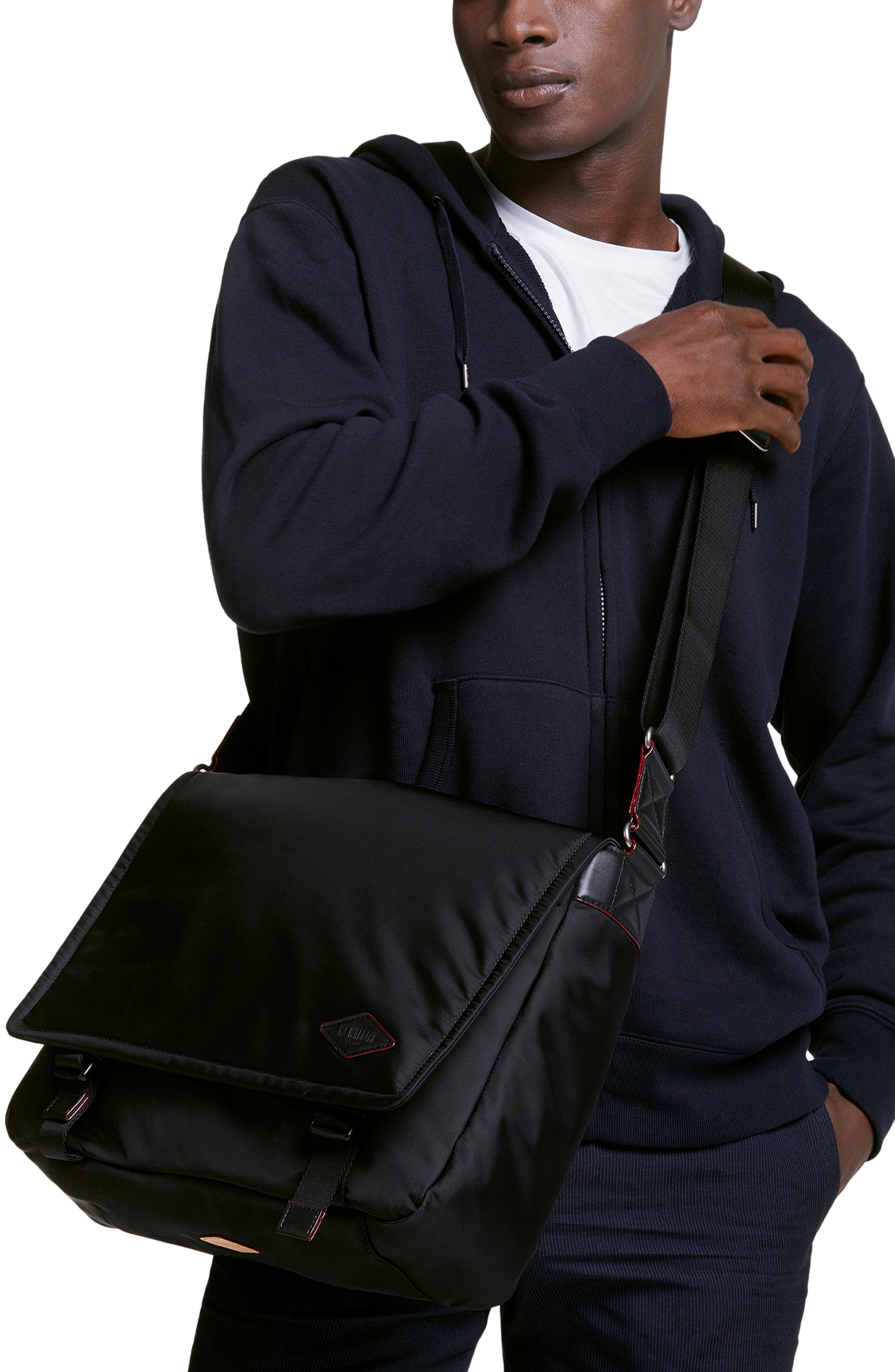 nylon messenger bag