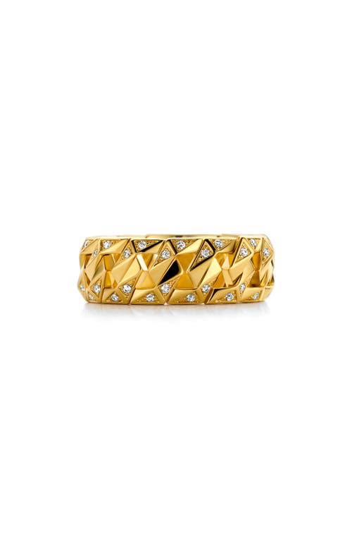 DRIES CRIEL Bond Signature Diamond Ring in Yellow Gold